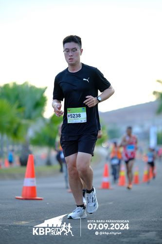 Race photo from KBP City Run 2024