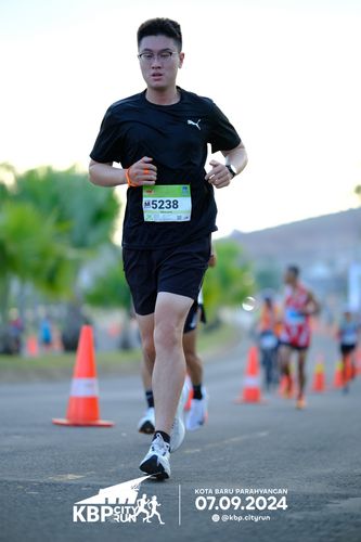 Race photo from KBP City Run 2024
