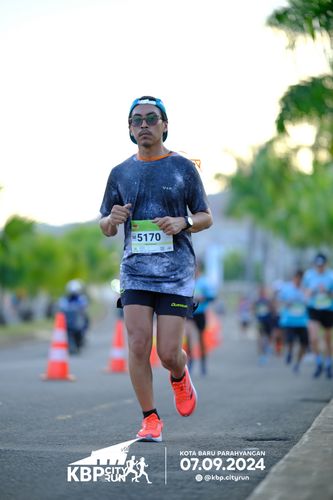 Race photo from KBP City Run 2024