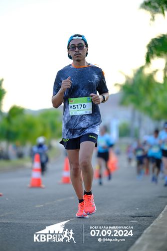 Race photo from KBP City Run 2024