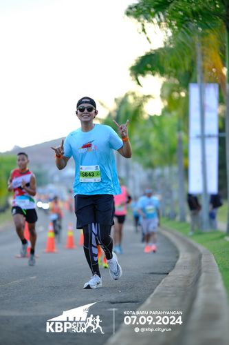 Race photo from KBP City Run 2024
