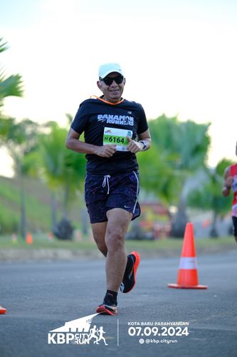 Race photo from KBP City Run 2024