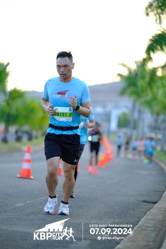 Race photo from KBP City Run 2024
