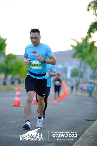 Race photo from KBP City Run 2024