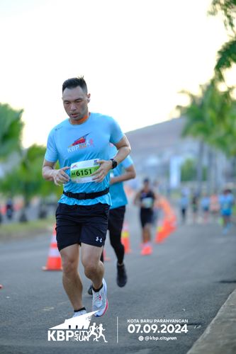 Race photo from KBP City Run 2024