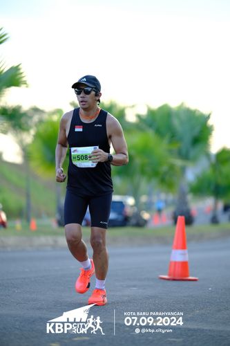 Race photo from KBP City Run 2024