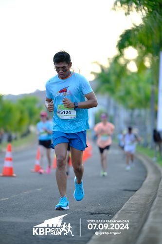 Race photo from KBP City Run 2024