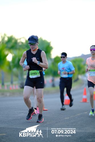 Race photo from KBP City Run 2024