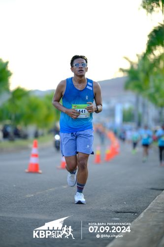 Race photo from KBP City Run 2024