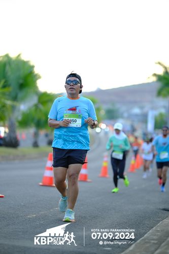 Race photo from KBP City Run 2024