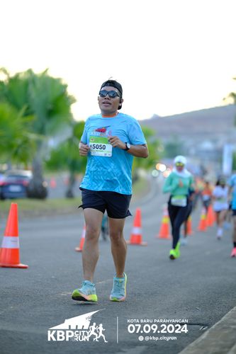 Race photo from KBP City Run 2024