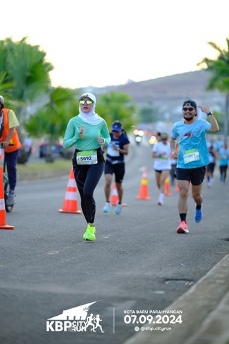 Race photo from KBP City Run 2024