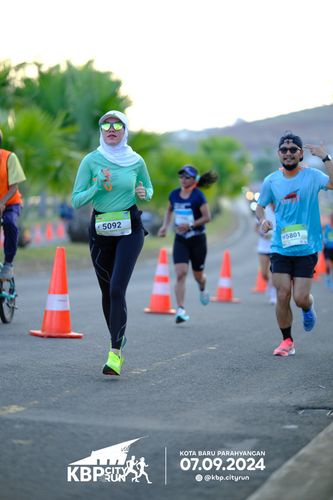 Race photo from KBP City Run 2024