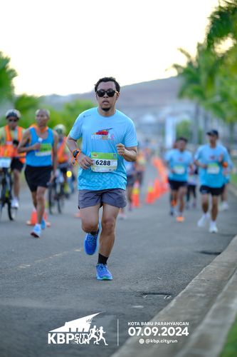 Race photo from KBP City Run 2024