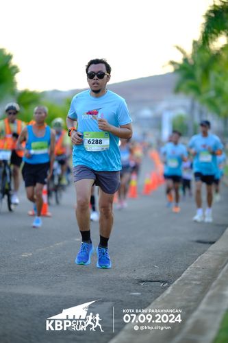 Race photo from KBP City Run 2024