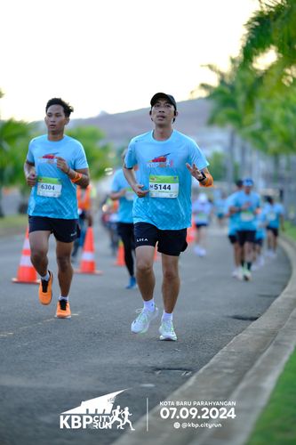 Race photo from KBP City Run 2024