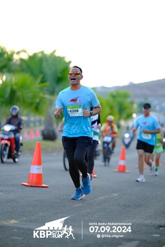 Race photo from KBP City Run 2024