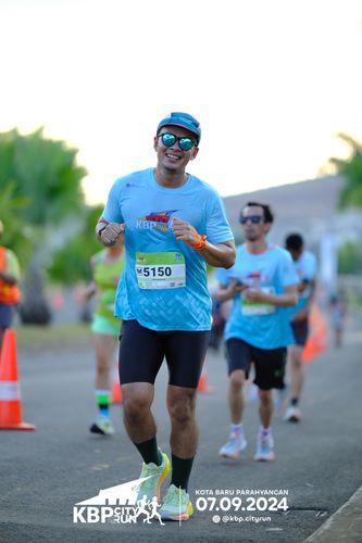 Race photo from KBP City Run 2024