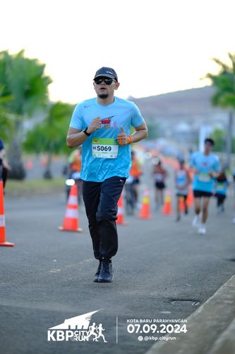 Race photo from KBP City Run 2024