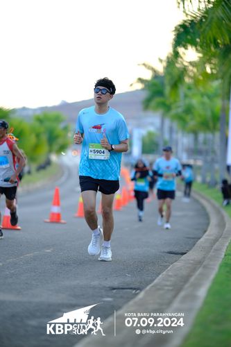 Race photo from KBP City Run 2024
