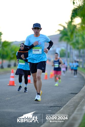 Race photo from KBP City Run 2024