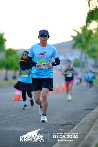 Race photo from KBP City Run 2024