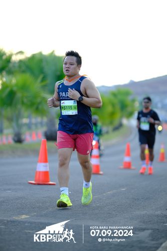 Race photo from KBP City Run 2024