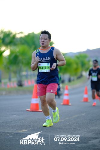 Race photo from KBP City Run 2024