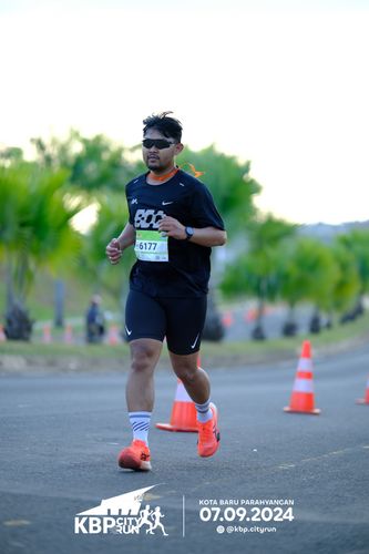 Race photo from KBP City Run 2024