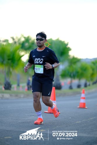 Race photo from KBP City Run 2024