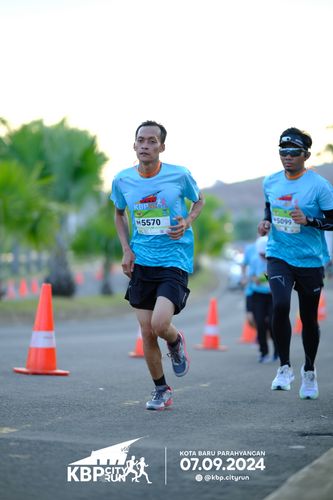 Race photo from KBP City Run 2024