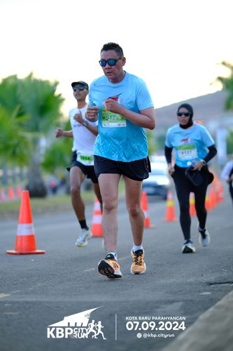 Race photo from KBP City Run 2024