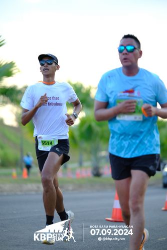 Race photo from KBP City Run 2024