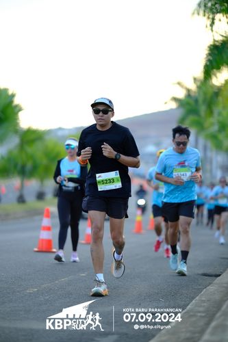 Race photo from KBP City Run 2024
