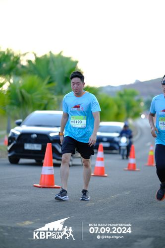 Race photo from KBP City Run 2024