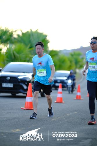 Race photo from KBP City Run 2024