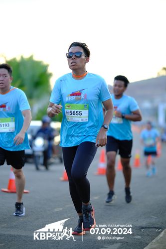 Race photo from KBP City Run 2024