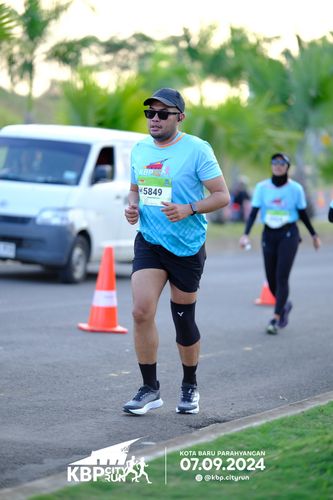 Race photo from KBP City Run 2024