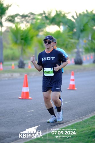 Race photo from KBP City Run 2024