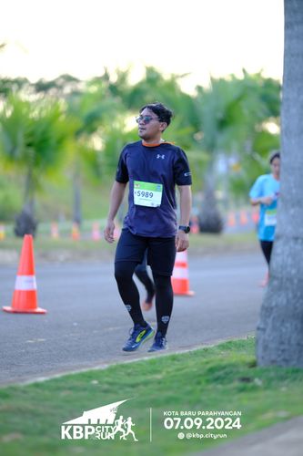 Race photo from KBP City Run 2024