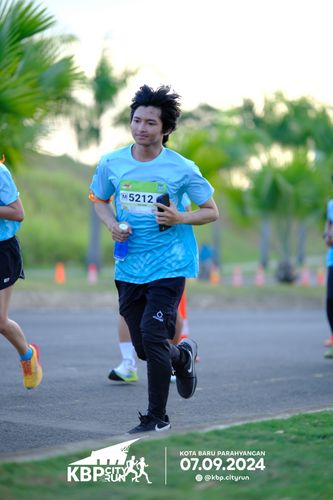 Race photo from KBP City Run 2024
