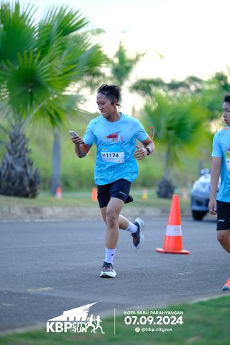 Race photo from KBP City Run 2024