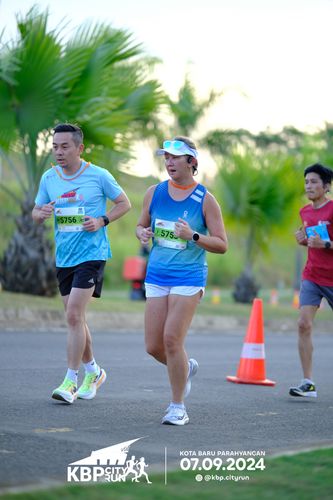 Race photo from KBP City Run 2024