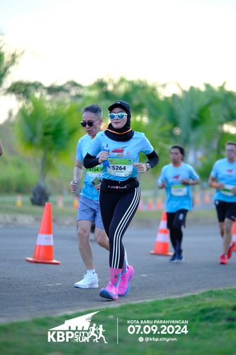 Race photo from KBP City Run 2024