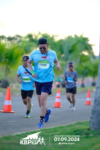 Race photo from KBP City Run 2024