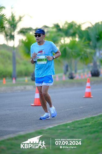 Race photo from KBP City Run 2024