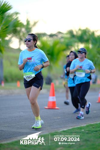 Race photo from KBP City Run 2024