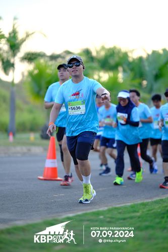 Race photo from KBP City Run 2024