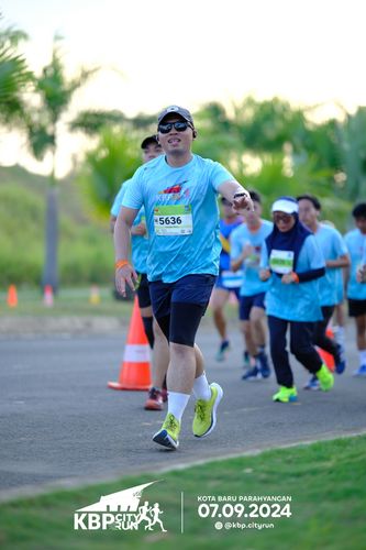 Race photo from KBP City Run 2024