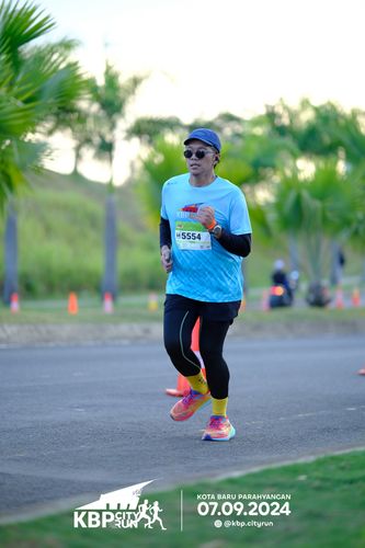 Race photo from KBP City Run 2024